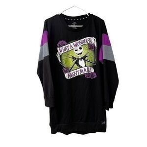 DISNEY Nightmare Before Christmas Black Knit sweater size M